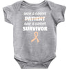 Once a Cancer Patient Now a Cancer Survivor Baby Bodysuit
