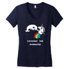 unicorns are overrated Women's V-Neck T-Shirt
