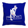 id fuck her billy ray cyrus Throw Pillow