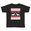reindeer christmas ugly sweater Toddler T-shirt