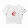 pasteurl live Crop Top