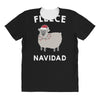 fleece navidad All Over Women's T-shirt