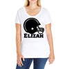 promo football Ladies Curvy T-Shirt
