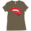 bite me Ladies Fitted T-Shirt