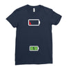 Mommy Dead Battery Ladies Fitted T-Shirt