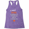 i have obsessive pumpkin spice disorder Racerback Tank
