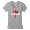 jesus highway to heaven Women's V-Neck T-Shirt