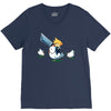 mighty hero atop a chicken V-Neck Tee