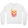 skull gradient Crewneck Sweatshirt