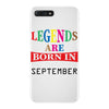 legends are born september iPhone 7 Plus Case