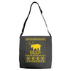 ugly sweater party beer bear funny Adjustable Strap Totes