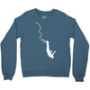 bungeejumping bungeespringen fun sport hobby freizeit extremsport Crewneck Sweatshirt