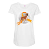 boxers support leukemia awareness Maternity Scoop Neck T-shirt