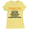 February Girl Hated By Many Ladies Fitted T-Shirt
