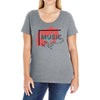 Music Ladies Curvy T-Shirt