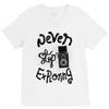 never stop exploring V-Neck Tee