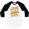 me love my dog 3/4 Sleeve Shirt