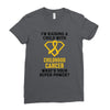 I'm Raising A Child With Childhood Cancer What's Your Super Power Ladies Fitted T-Shirt