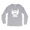 man beard funny mens Long Sleeve Shirts