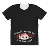 June Peeking Out Baby Girl All Over Women's T-shirt