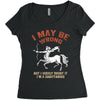 i may be wrong but i highly doubt it i'm a sagittarius Women's Triblend Scoop T-shirt