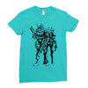 cable and deadpool Ladies Fitted T-Shirt