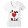 love mom Women's V-Neck T-Shirt