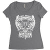 All Men are Created Equal but Only the Best are Born in October Women's Triblend Scoop T-shirt