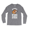 my neck my back my anxiety attack opossum guys tee Long Sleeve Shirts