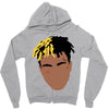 abstract design of xxxtentacion Zipper Hoodie