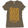 fun maze Ladies Fitted T-Shirt