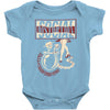 social distortion ball &amp; chain Baby Onesie