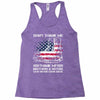 Veteran Don't Thank Me Thank My Brothers &amp; Sisters Who Never Came Back Racerback Tank