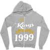 kings are born in 1999 Zipper Hoodie