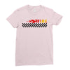 Fire Black Ladies Fitted T-Shirt