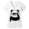 panda bear Women's V-Neck T-Shirt
