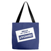 my name is awesome Tote Bags