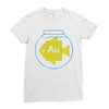 gold fish Ladies Fitted T-Shirt