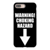warning choking hazard printed iPhone 8 Plus