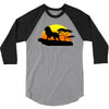 Mufasa and Simba Lion King 3/4 Sleeve Shirt