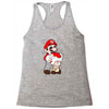 mario licking toad Racerback Tank