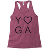 yoga heart Racerback Tank
