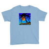 florida palm trees sunset Youth Tee