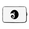 nightmare before christmas black logo Laptop sleeve