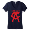 canelo alvarez Women's V-Neck T-Shirt