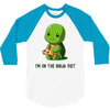 ninja diet (green) 3/4 Sleeve Shirt