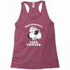 professional cage fighter Racerback Tank