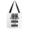 i am warrior Tote Bags
