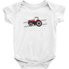 red tractor boy Baby Onesie