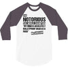 The Notorious 3/4 Sleeve Shirt